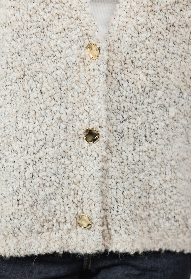 Smoky bouclé cardigan 4